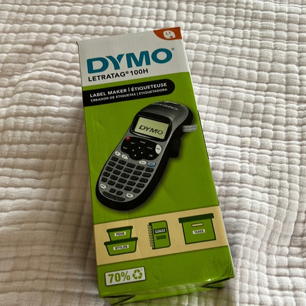NIB DYMO Letratag 100H Printer, Portable and Handheld Label Maker